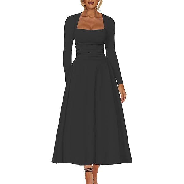 MLHHSM Women Linen Maxi Dress Contrast Trim Spaghetti Strap,Square Neck  Backless Sundress,Summer Travel Sleeveless Long Dress (US, Alpha, Small,  Regular, Regular, Black) at Amazon Women's Clothing store
