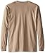Carhartt Mens Loose Fit Heavyweight Long-Sleeve Pocket T-Shirt Henley Shirts, Desert, Large Tall US