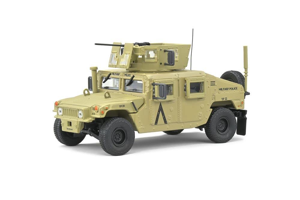 Solido -M1115 Humvee No Miniature Car Collection, 4800103, Desert Camo, 1:48 Scale