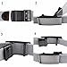 Samtree Web Belts for Men, Solid Color Military Style Press Buckle Canvas Belt (01-White)
