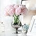 Newest trent 1Bouquet 5 Heads Artificial Peony Silk Flower Leaf Home Bridal Wedding Party Festival Bar Decor