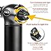 Culinary Butane Torch Lighter, Kitchen Blow Torch Gas Butane Refillable, Flame Adjustable with Safety Lock Portable for DIY, BBQ, Camping,Creme Brulee(Butane Gas Not Included,Black)