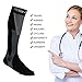 Compression Socks(20-30 mmHg) for Men Women, for Running, Pregnancy, Flight, Travel, Nursing, Boost Stamina, Speed Up Recovery, Better Blood Circulation, Blue,1 Pair (Black L/XL)