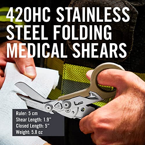 LEATHERMAN, Raptor Rescue Emergency Shears with Strap Cutter and Glass