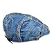 LOCOMO Blue Washed Jeans Denim Fabric Button Fake Pocket Flat Cap FFH118BLU