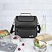 Hap Tim Lunch Box Insulated Lunch Bag Medium Size Cooler Tote Bag for Adult,Men,Women, Double Deck Cooler for Office/Picnic/Travel/Camping(16040-DG)