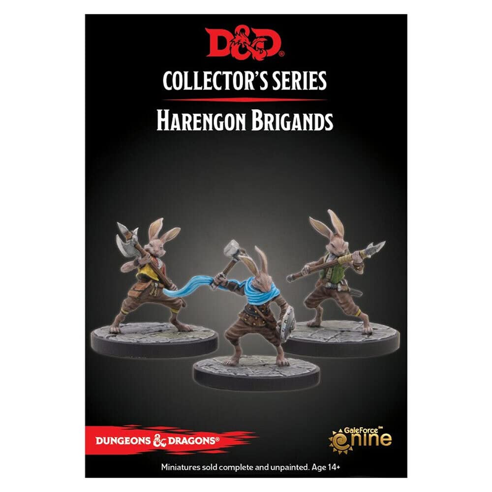 Gale Force Nine Dungeons & Dragons - The Wild Beyond the Witchlight - Harengon Brigands Miniatures - 3 Figures