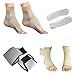 Plantar Fasciitis Foot Sleeve (1 Pair), Cushioned Arch Support (1 Pair), Breathable Ankle Support Wraps (1 Pair) & Gel Heel Grips/Transparent Silicone Heel Cushion Pads (1 Pair) - (Pack of 8)