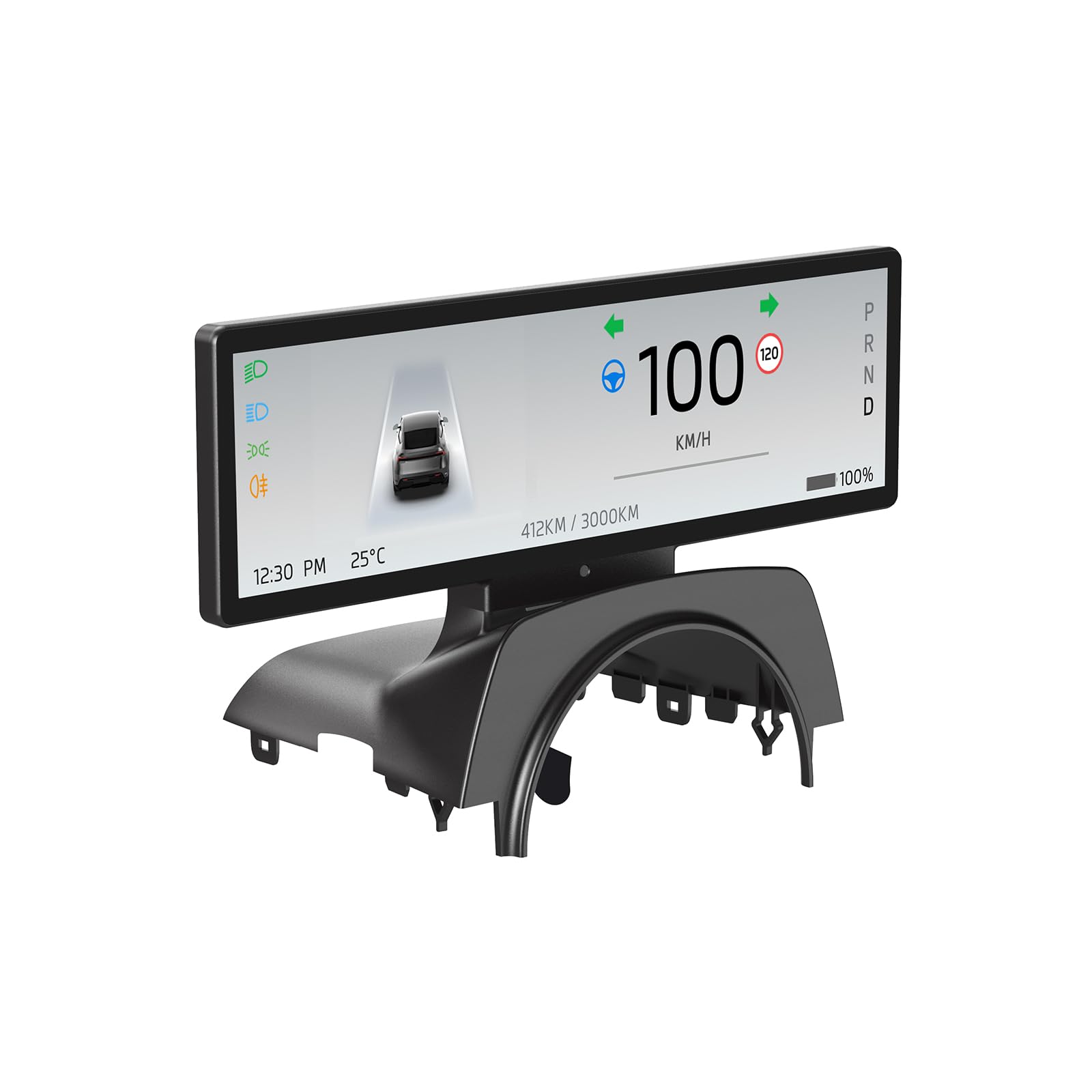 Photo 1 of Tesstudio Head Up Display for Tesla Model Y Juniper 2025,Juniper Accessories 2026 Wireless/Wired Carplay Android Auto Bluetooth WiFi USB Navigation Power Speed IPS HD Touchscreen