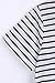 MOMTUESDAYS2 Tuesdays2 Women's Round Neck Black and White Striped Short Sleeve T-Shirt ((L/US8))