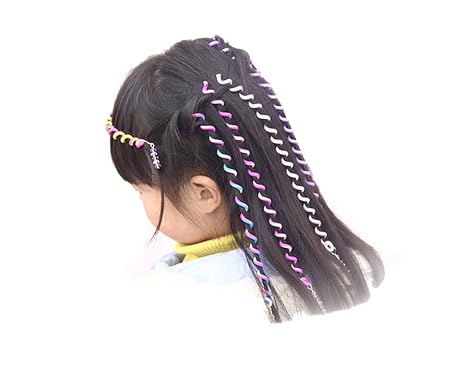 Cozylife Girls Pink Diy Hair Ties Headband Curl Hair Holder Hair