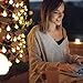 B-right Led Globe String Lights Indoor 50 LEDs Globe Fairy String Lights Battery Operated, Decorative Ball String Lights for Bedroom/Dorm Room（Warm White）