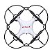 Virhuck GB202 Mini Drone 2.4GHz 4CH 6-AXIS GYRO Multicolor LED, Little Nano RTF Quadcopter with 3D Flips Christmas Gift, White
