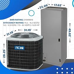 ACiQ 14.3 SEER2 3 Ton 15kW Heat Pump Split System