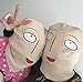 Tokyo-H One Punch Man Saitama Funny Face Knit Cap Cosplay Onepunman Costume