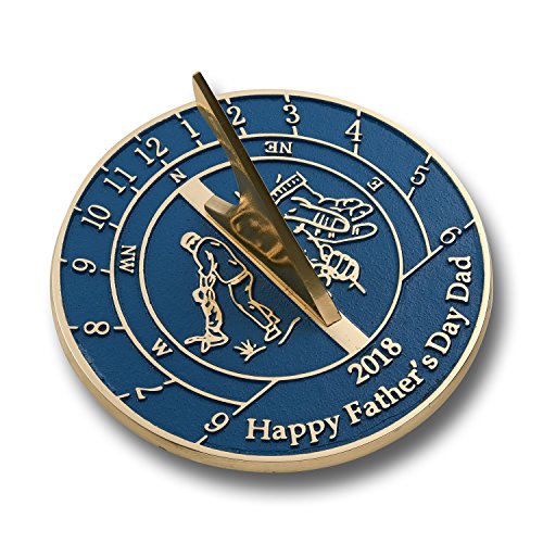 Perfect Father’s Day Gift For Him. This Cool Sundial Would Make The Perfect Unique Gift For Your Dad, Husband, Grandad Or Any Special Man In Your Life. Handmade By The Metal Foundry UK