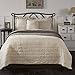 Piper Classics Ruffled Chambray Reversible Full-Queen Quilt, 90