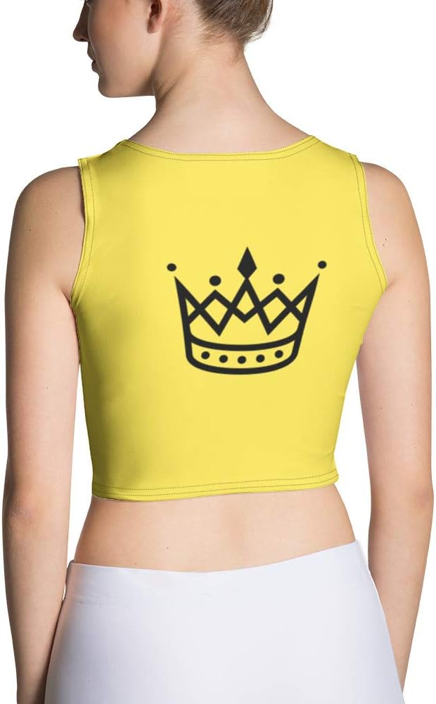 Crop Top Yellow Royalty Ropa, Zapatos y Accesorios