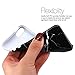 JAHOLAN iPhone 5 Case, iPhone 5S Case Black White Marble Design Slim Shockproof Flexible Smooth TPU Soft Case Rubber Silicone Cover Phone Case for iPhone 5 5S SE