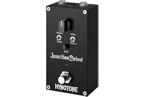 TOPPING HYNOTONE JunctionDrive JFET Boost Pedal – Natural Tube-Like Distortion, Built-In Noise Gate, Ultra-Low Noise Floor, D