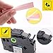 Unismar Compatible Label Tape Replacement for Brother TZe-345 TZe345 TZ345 for PT-D400AD PT-P700 PTD600 PT-D600VP PT-P750W PT2730VP PT-D450 Label Maker, 3/4