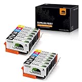 JARBO Compatible Replacement for HP 564XL Ink Cartridge, 5 Color (2 Sets+2 Black), for Photosmart 5520 6520 7520 5510 6510 7510 7525 B8550 C6380 Premium C309A C410A Officejet 4620 Deskjet 3520