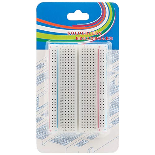 AConnet 6 Pcs Breadboard 400 Points Solderless Breadboard Universal Prototype Arduino Mini Breadboard PCB Board Kit for DIY Kits Arduino Proto Raspberry Rasp Pi Project Distribution Connecting Blocks - Thumbnail 6