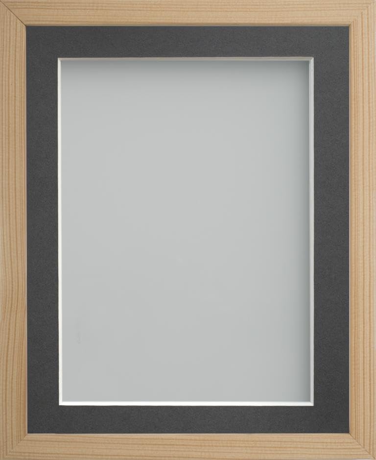 Frame Company Webber Beech with Grey Mount, 10x8 for 7x5 inch