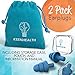 Keenhealth Reusable Silicone Ear Plugs - Perfect for Sleeping