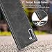 SALAWAT Galaxy Note 10 Case, Slim PU Leather Vintage Shockproof Phone Case Cover Lightweight Premium Soft TPU Bumper Hard PC Hybrid Protective Case for Samsung Galaxy Note 10 6.3inch (Black)