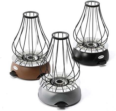 Stoneman Sports CF-200B Cycloflame Table Top Fireplace, Stainless Steel Wick, Deluxe Black