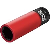 DAKCOS 21mm Impact Lug Nut Socket, 1/2 inch Drive, With Protective Sleeves,CR-MO