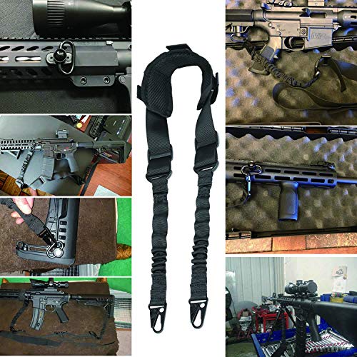 GOHIKING Two Points Rifle Sling Strap Adjustable Shotgun Sling Strap