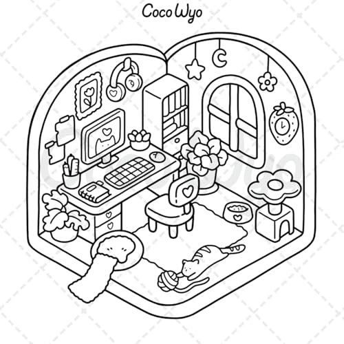 Little Corner: Coloring Book for Adults and Teens, Super Cute Designs of Cozy, Hygge Spaces for Relaxation (Cozy Spaces Coloring) May 29, 2024
