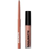 MORPHE Soulmatte Lip Duo - Lip Liner (0.007 oz) & Matte Lipstick (0.13 fl oz) with Vitamin E & Nourishing Oils for Bold, Long-Wear Color & Definition - Honey