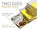 Swiss Safe Gold Emergency Mylar Thermal Survival Blanket: Camping, Outdoors, or Marathonsthumb 4