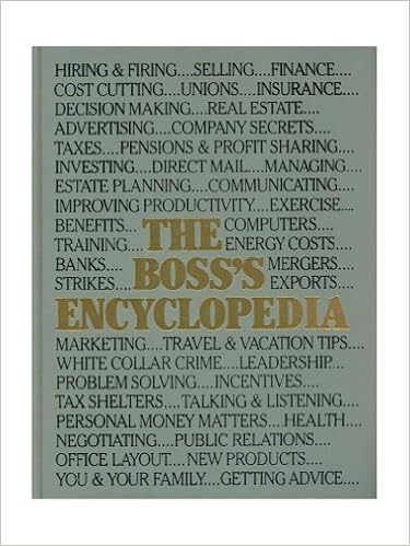 The Bosss Encyclopedia 9780932648754 Amazoncom Books - 
