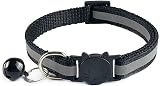 Tafeiya Reflective Cat Collars 3 Pack 8-12.6 inch Adjustable Black Quick view 2