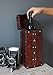 Twine Chateau Treasure Chest Wine Box, 1 Bottle, Maroon