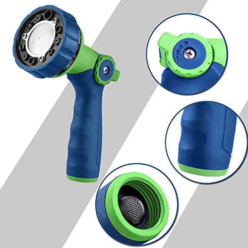 GREEN MOUNT Garden Hose Nozzle, Water Hose Spray Nozzle with Thumb