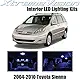 XtremeVision Toyota Sienna 2004-2010 (14 Pieces) Red Premium Interior LED Kit Package + Installation Tool