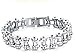 Feraco Biker Bracelet Mens Stainless Steel Motorcycle Bike Chain Wristband Bracelets,8.4 Inch Father's Day Gift