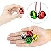CEWOR Jingle Bells Colorful Christmas Metal Bells Craft for Festival Decoration DIY Charms Jewelry Making (Colorful)