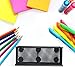Aarya Magnetic Storage Basket, Wire Mesh Bins for Office Supplies, Set of 3 Pencil Holder Marker Pen Organizer with 6 Heavy-Duty Magnets for Whiteboard Locker Accessories, keeps workplace clutter-free