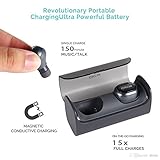 Wireless Earbud, QCY Q29 Mini Dual V4.1 Bluetooth Headphones with Charging Case 12 Hours Stereo Music Time Built Mic for IPhone 7 Plus,Motorola and Most Android Smartphone (Black)
