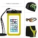 Homar Waterproof iphone 6, 6 Plus Case - Best in Water Sports Equipment - Universal Cell Phone up to 6 inches Waterproof Dry Bag for Camping Kayaking Hiking Boating Swimming Fishing (Yellow)