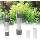 QANVEE Inline CO2 Atomizer Diffuser Aquarium Planted Tanks Aquascape (M1 (12/16MM))