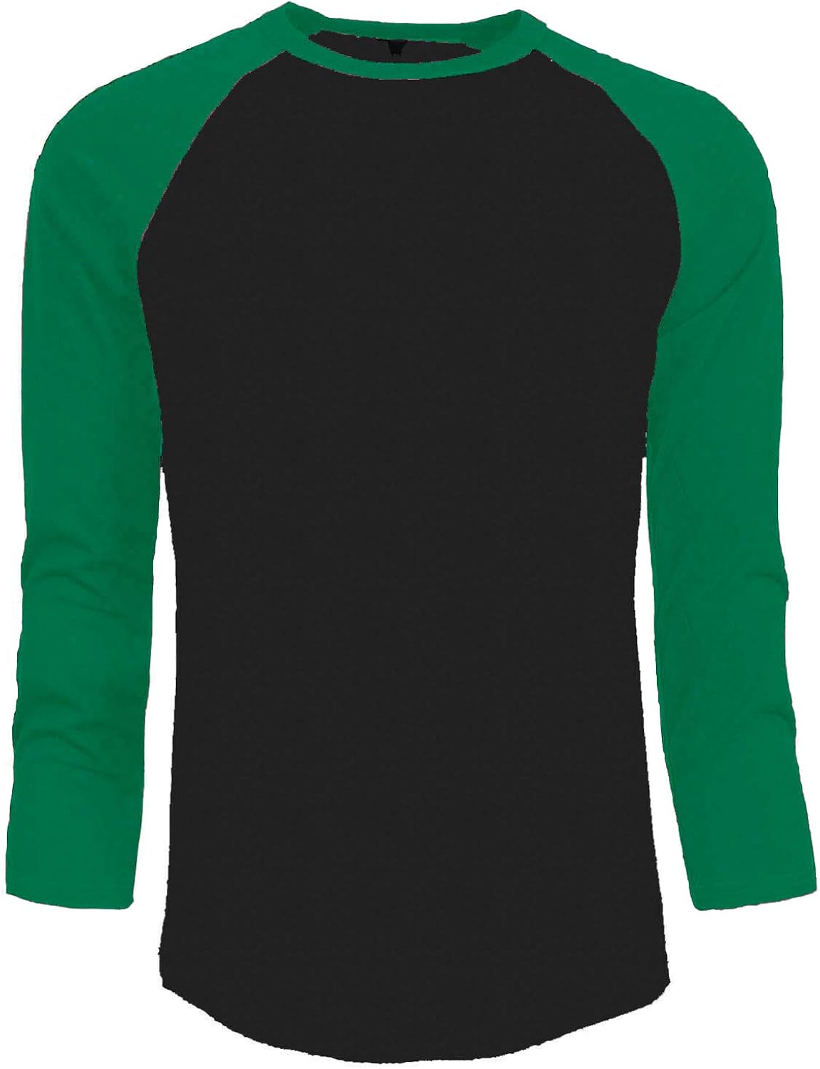 Mens Long Sleeve Plain TShirt Baseball Tee Raglan Jersey Sports Tee