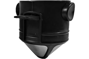 Portable Pour Over Coffee Maker, Double Layer Stainless Steel Filter with Foldable Design, for Camping Travel Office Home Use