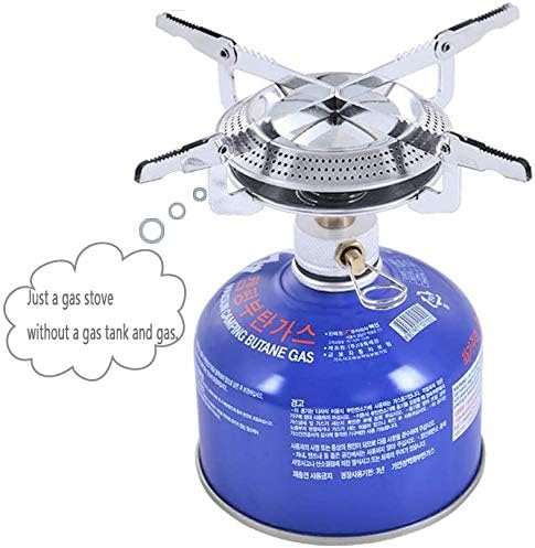 HANGYAN Portable Mini Gas Burner - Titanium Camping Cookware Set for Outdoor Picnic and BBQ - 17x7cm - Image 4